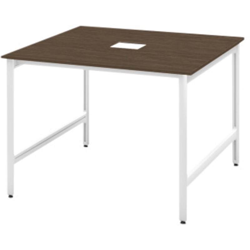 JL-1414GEGSW982 ハイライン グループテーブル 天板カラーS W1400×D1400<配送時組立サービス付> イトーキ メラミン化粧板 ホワイト 高さ1000mm  JL-1414GEGSW982