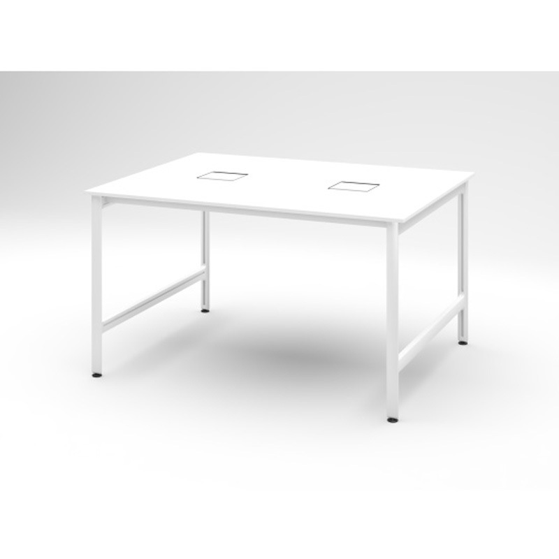 JL-1814GEGSW9W9 ハイライン グループテーブル 天板カラーS W1800×D1400<配送時組立サービス付> イトーキ メラミン化粧板 ホワイト色 高さ1000mm  JL-1814GEGSW9W9