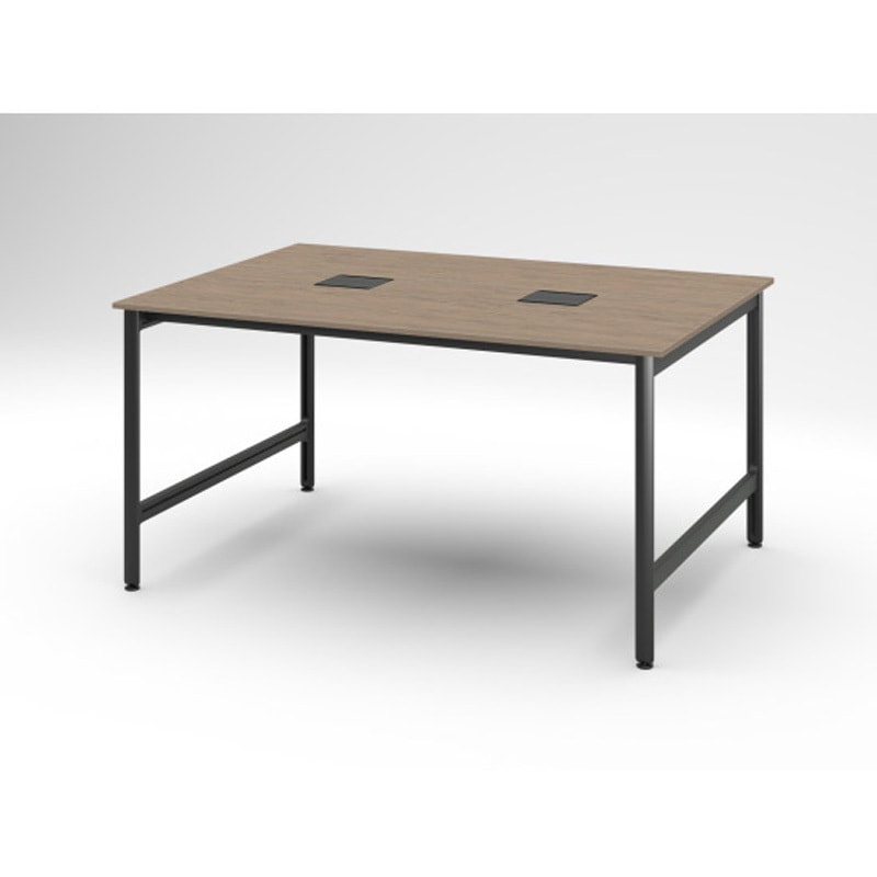 JL-2014GEGST171 ハイライン グループテーブル 天板カラーS W2000×D1400<配送時組立サービス付> イトーキ メラミン化粧板 ブラック 高さ1000mm  JL-2014GEGST171