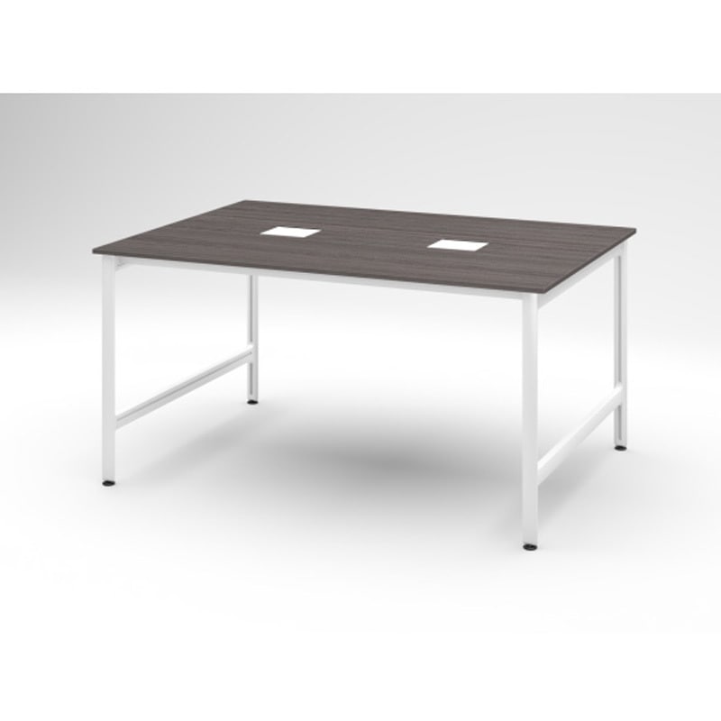 JL-2014GEGSW981 ハイライン グループテーブル 天板カラーS W2000×D1400<配送時組立サービス付> イトーキ メラミン化粧板 ホワイト 高さ1000mm  JL-2014GEGSW981