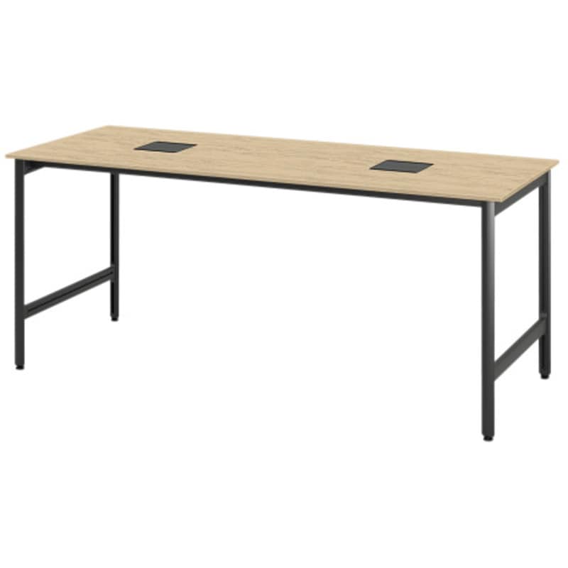 JL-2409GEGST192 ハイライン グループテーブル 天板カラーS W2400×D900<配送時組立サービス付> イトーキ メラミン化粧板 ブラック 高さ1000mm  JL-2409GEGST192