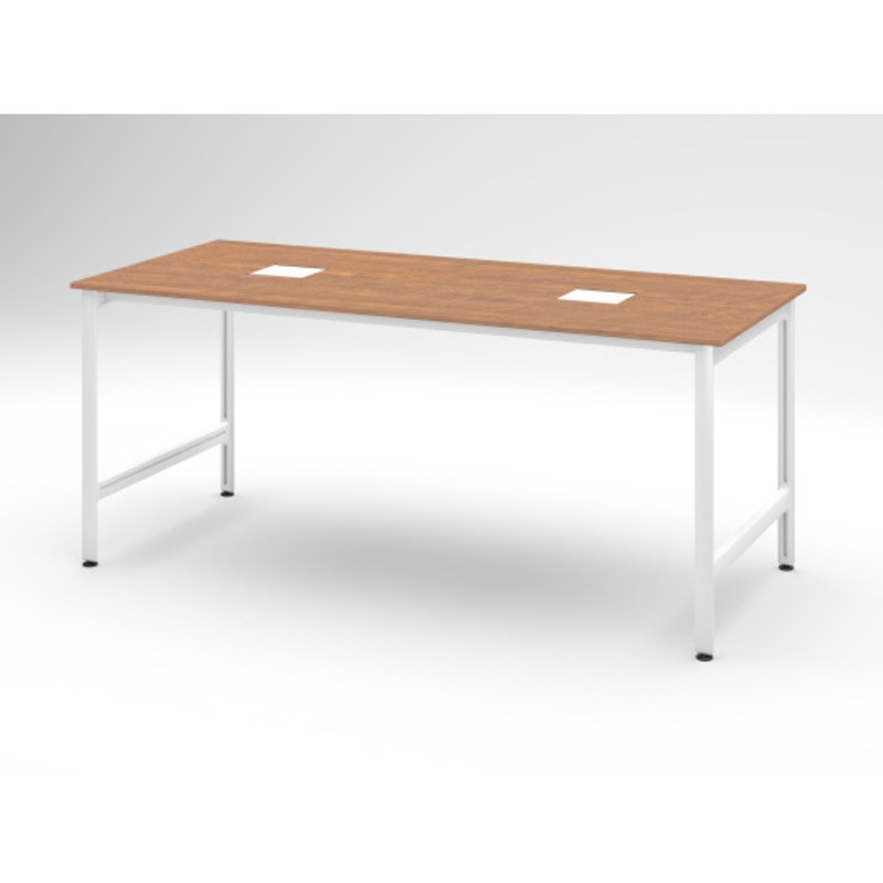 JL-2410GEGTW922 ハイライン グループテーブル 天板カラーT W2400×D1000<配送時組立サービス付> イトーキ メラミン化粧板 ホワイト   JL-2410GEGTW922