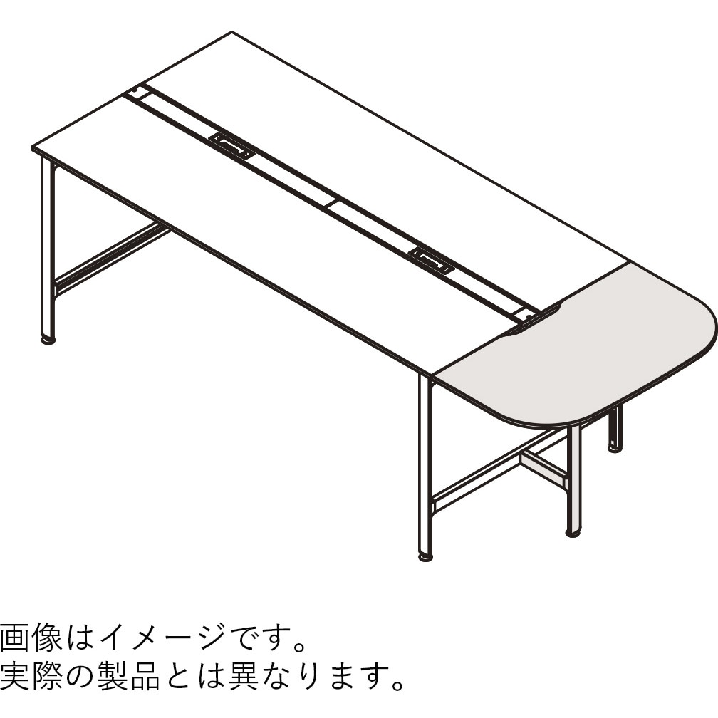 JL-1007MTT-T127 ハイライン 天板エンドオプション エンドテーブル 天板カラーT W1000用<配送時組立サービス付> 1個 イトーキ 【通販モノタロウ】