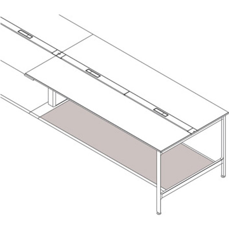JLA-2414FSE1 ハイライン オプション フットステージ 両面タイプ単独型 W2400×D1400用<配送時組立サービス付> 1個 イトーキ 【通販モノタロウ】 98,890円