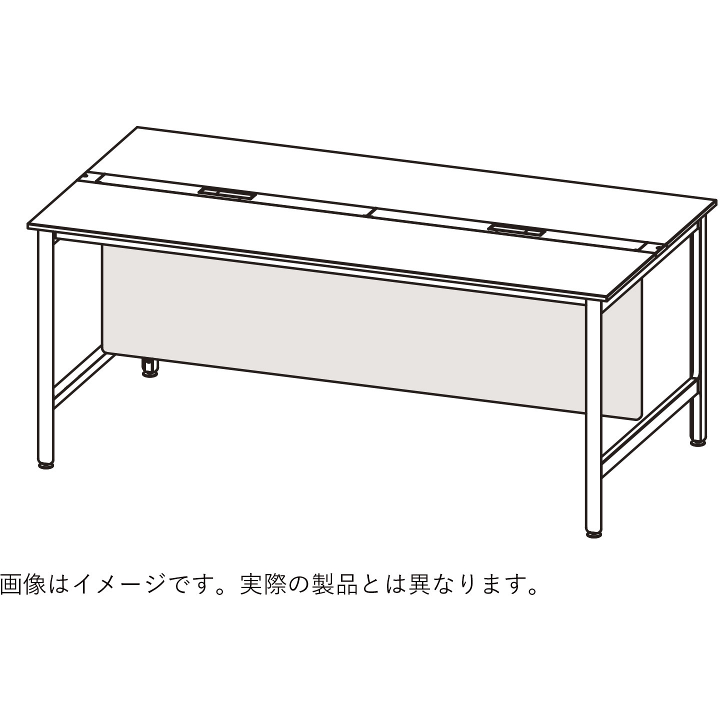 JLA-20LFBS-T182 ハイライン 幕板 フロント用ロング W2000用 木目S<配送時組立サービス付> イトーキ 高さ630mm幅1830mm奥行22mm  JLA-20LFBS-T182