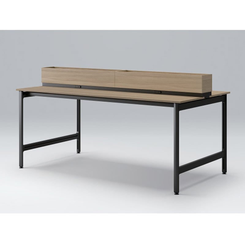 JLA-16PBS-T171 ハイライン 机上オプション プラントボックス W1600 木目S<配送時組立サービス付> イトーキ 高さ246mm奥行250mm  JLA-16PBS-T171