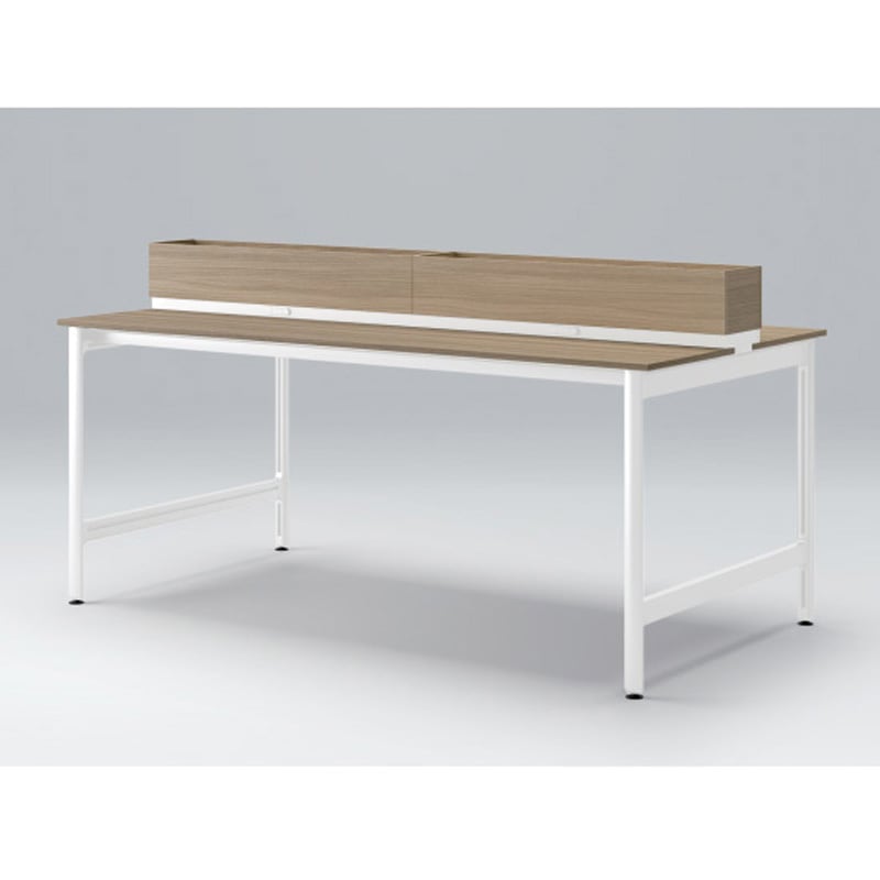 JLA-18PBS-W971 ハイライン 机上オプション プラントボックス W1800 木目S<配送時組立サービス付> イトーキ 高さ246mm奥行250mm  JLA-18PBS-W971