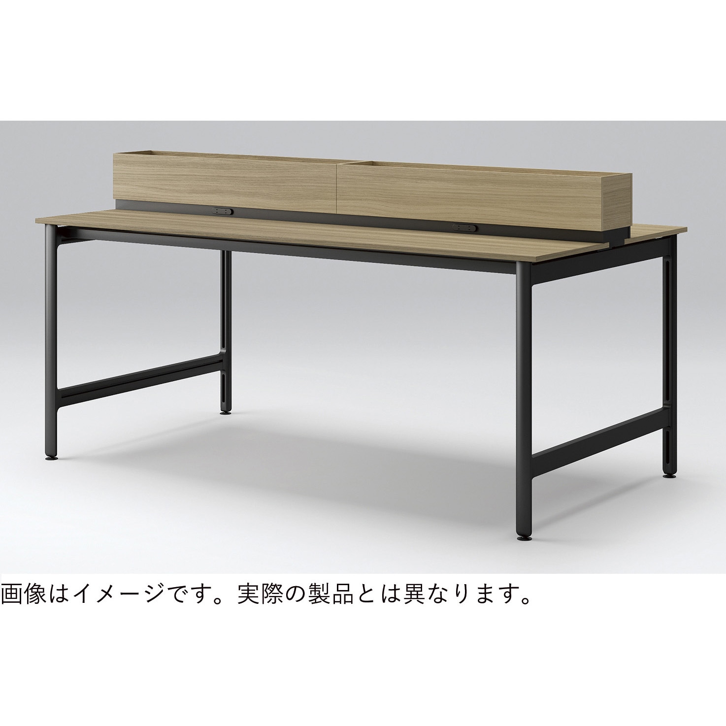 JLA-10PBT-T127 ハイライン 机上オプション プラントボックス W1000 木目T<配送時組立サービス付> イトーキ 高さ246mm奥行250mm  JLA-10PBT-T127