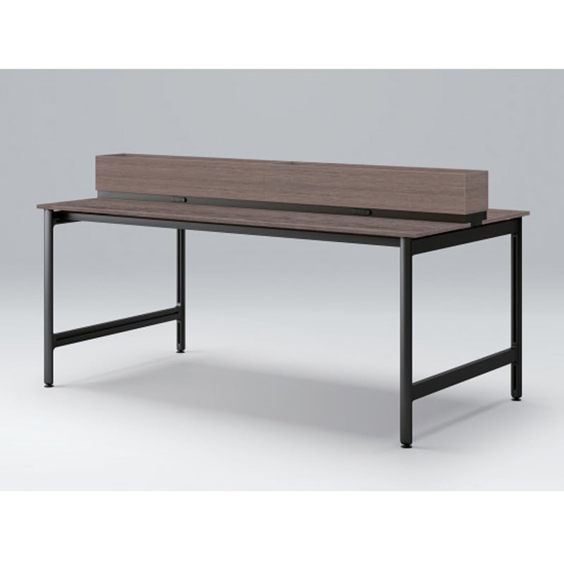 JLA-14PBT-T121 ハイライン 机上オプション プラントボックス W1400 木目T<配送時組立サービス付> イトーキ 高さ246mm奥行250mm  JLA-14PBT-T121