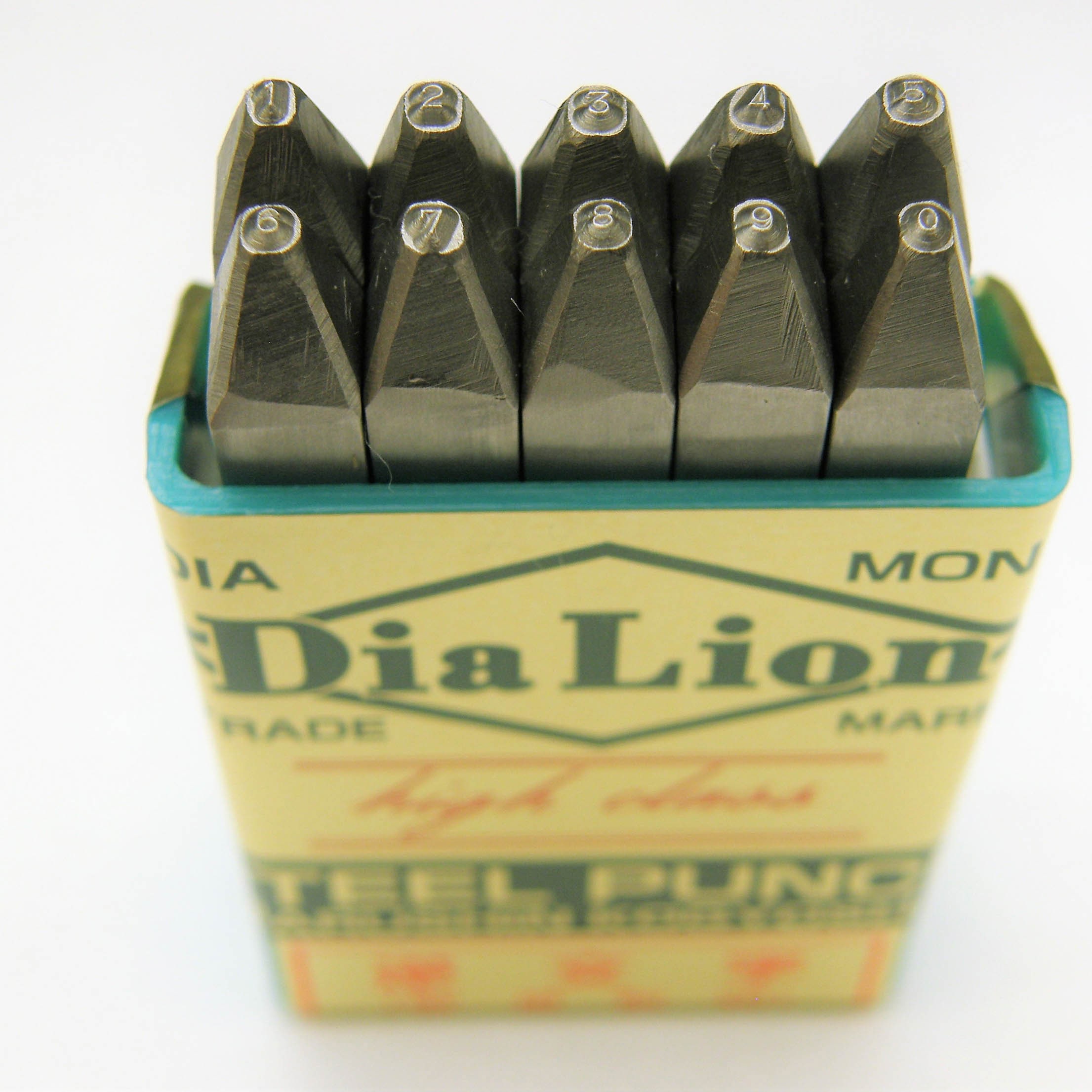 極小サイス製品 逆文字 数字セット 丸信工業社 文字寸法1mm