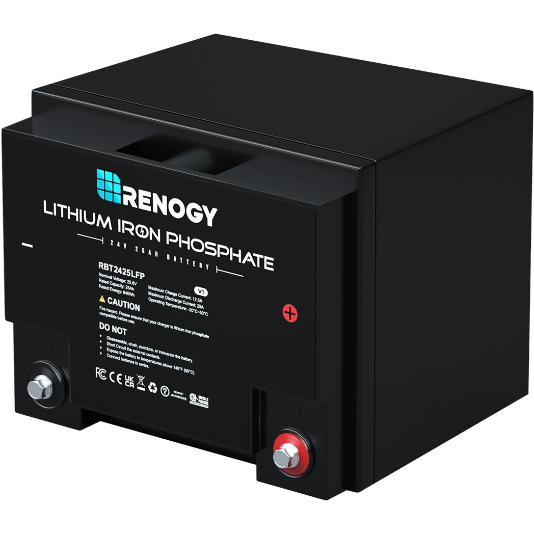 RBT2425LFP-G1-JP リン酸鉄リチウムイオンバッテリー 1台 RENOGY JAPAN 【通販モノタロウ】