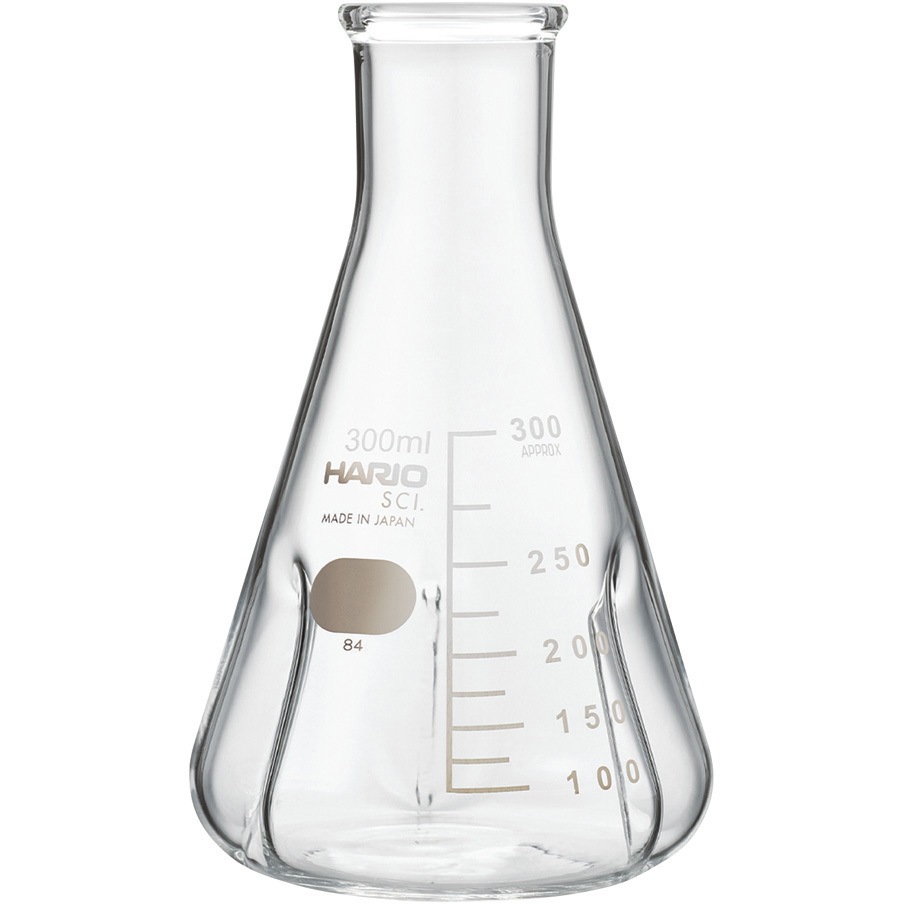 BSF-300-SCI バッフル付き三角フラスコ BSFシリーズ HARIO 300mL   BSF-300-SCI