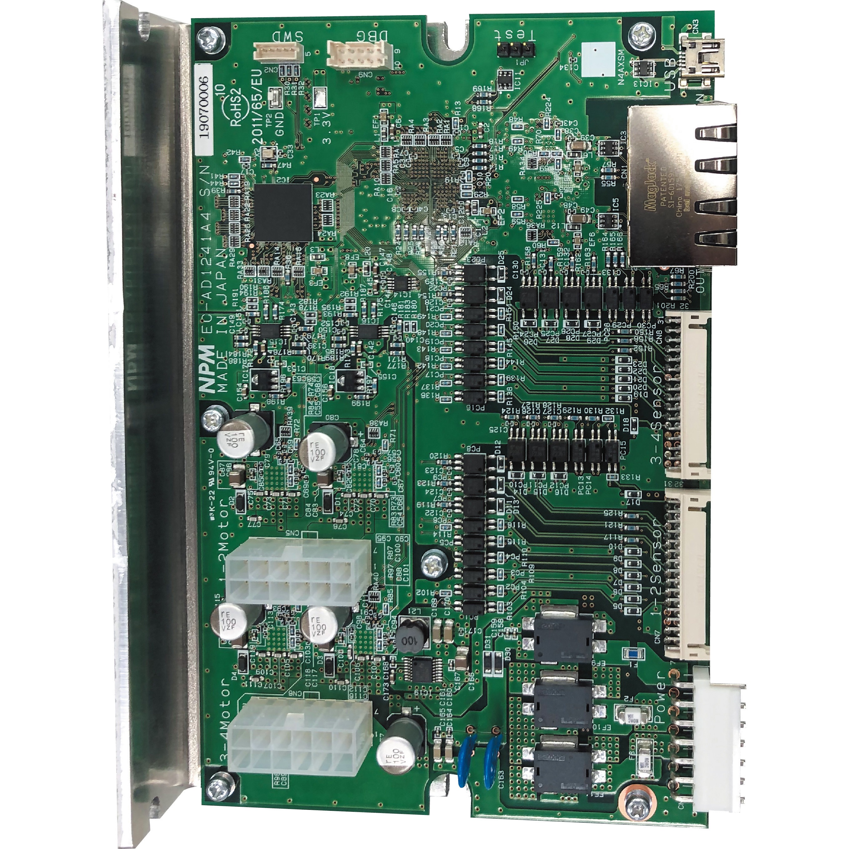 EC-AD1241A4 EtherCATステッピングモータードライバー 日本パルスモーター ユニポーラ定電流