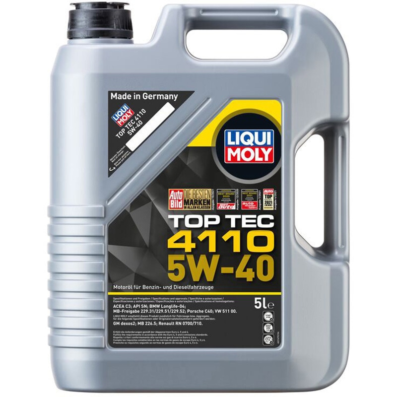 21479 トップテック4110 5W-40 BMW，MB，PORSCHE，VW/AUDIアプルーバル