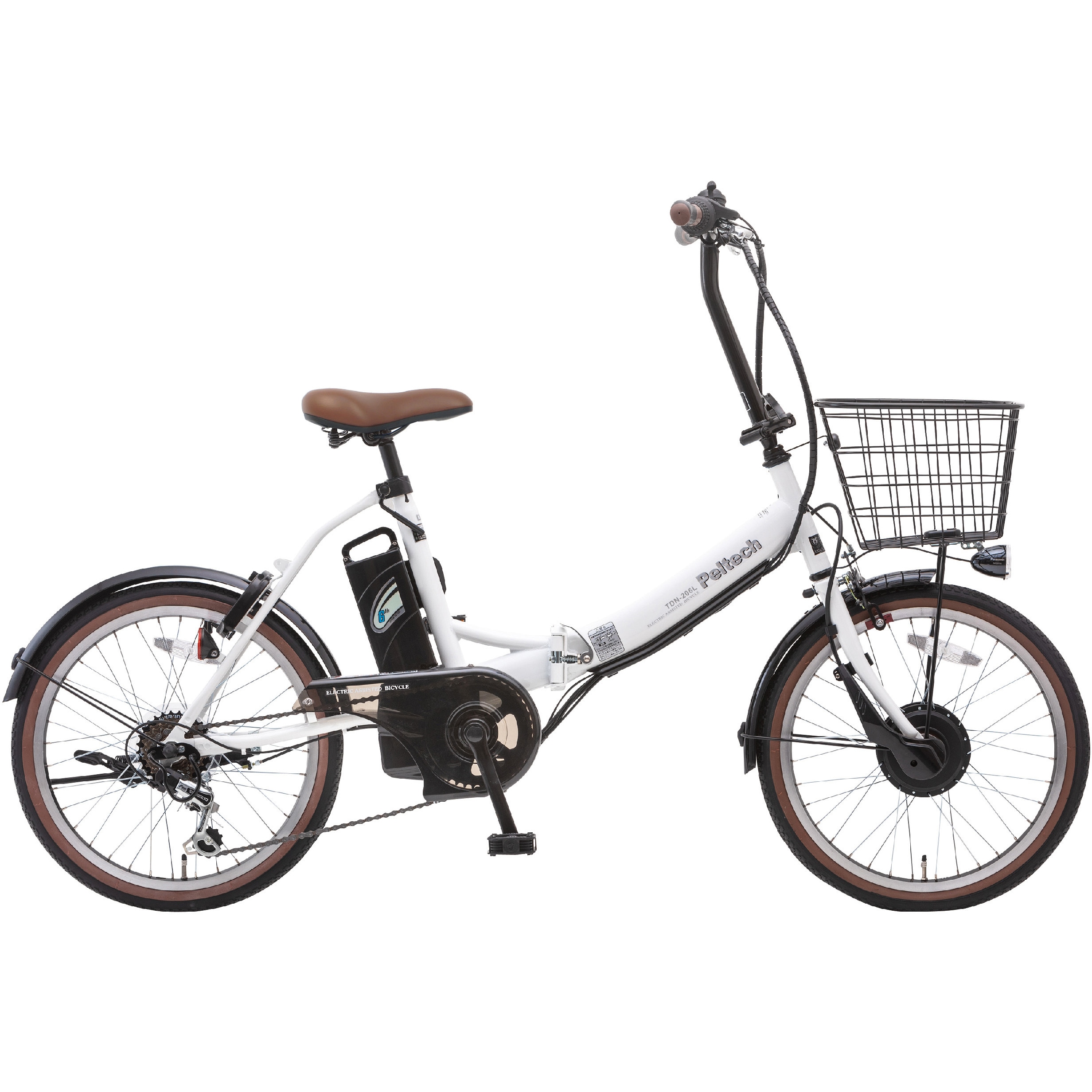 20型ノーパンク電動アシスト折り畳み自転車(8Ah) PELTECH(ペルテック