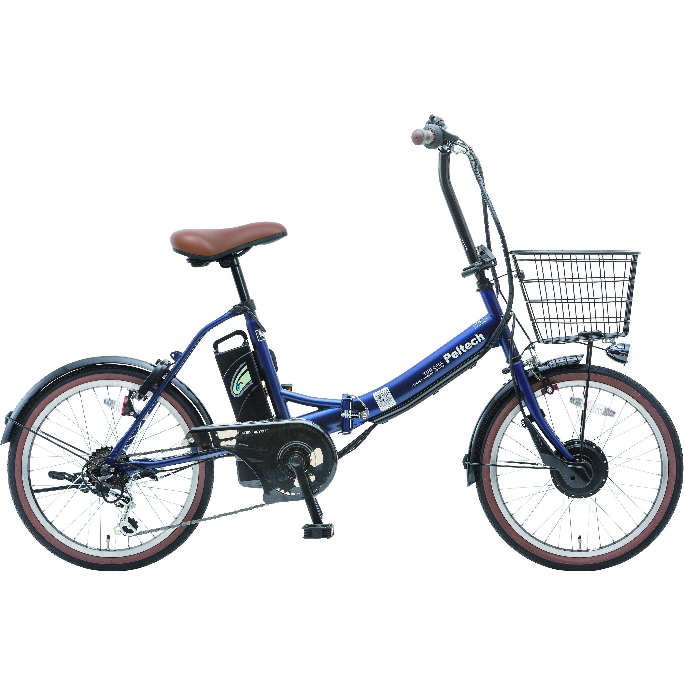 パンクしない ペルテック 20型 フル装備 折り畳み電動アシスト自転車 212L 8Ah ポリスポート リア用チャイルドシートビルビーCFS SG 子育て応援 簡易組立品 PELTECH（ペルテック）ノーパンク 折り畳み電動アシスト自転車 20