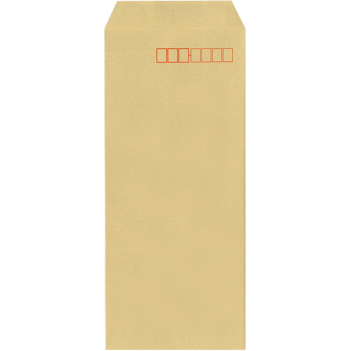 27686 透けないクラフト封筒 今村紙工 センター貼り テープあり  1箱(1000枚)