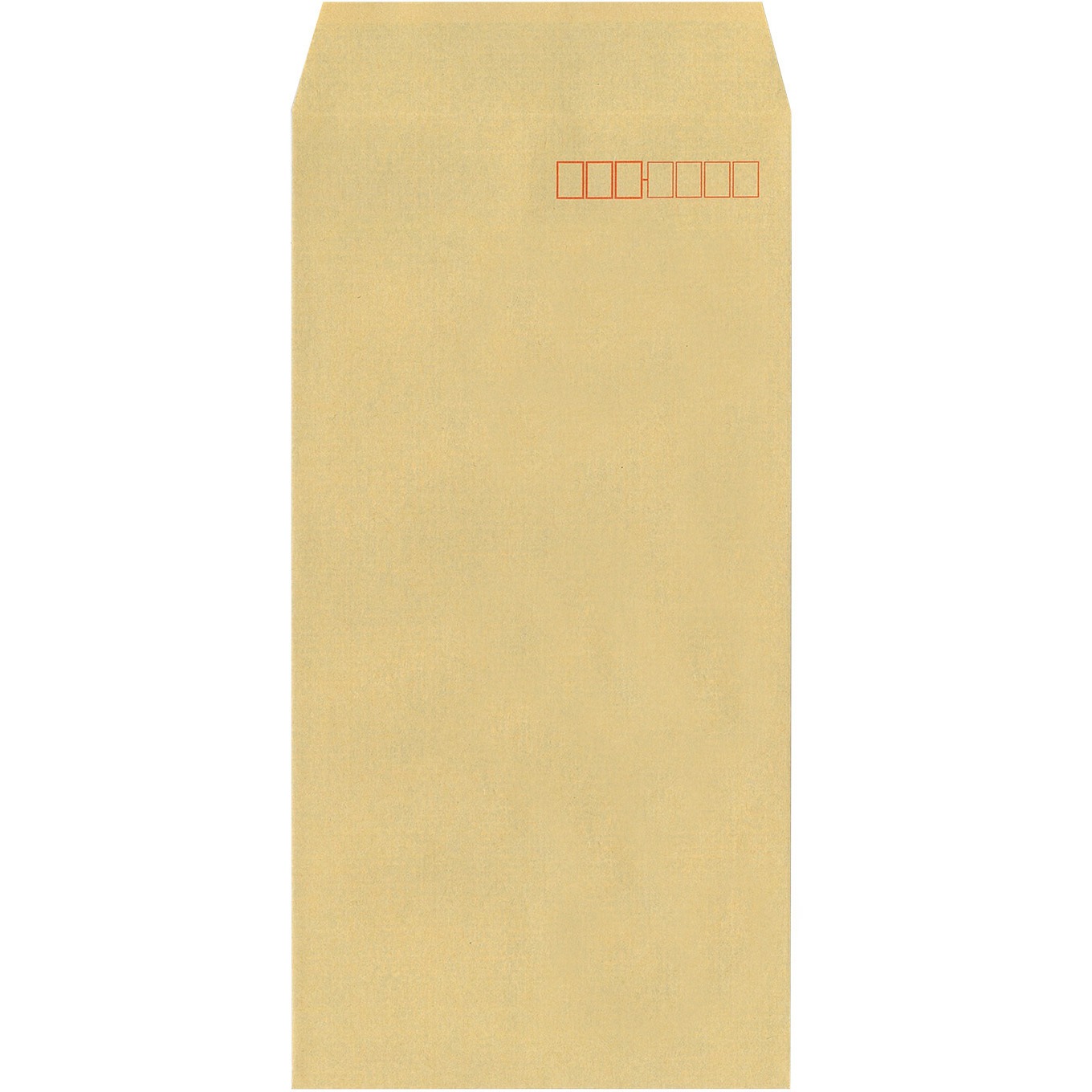 21635 透けないクラフト封筒 今村紙工 センター貼り テープあり  1箱(1000枚)