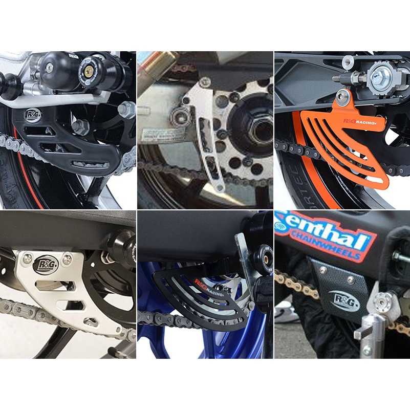 バラ TG0007BK Toe/Chain Guards 1個 R&G RACING PRODUCTS 【通販モノタロウ】