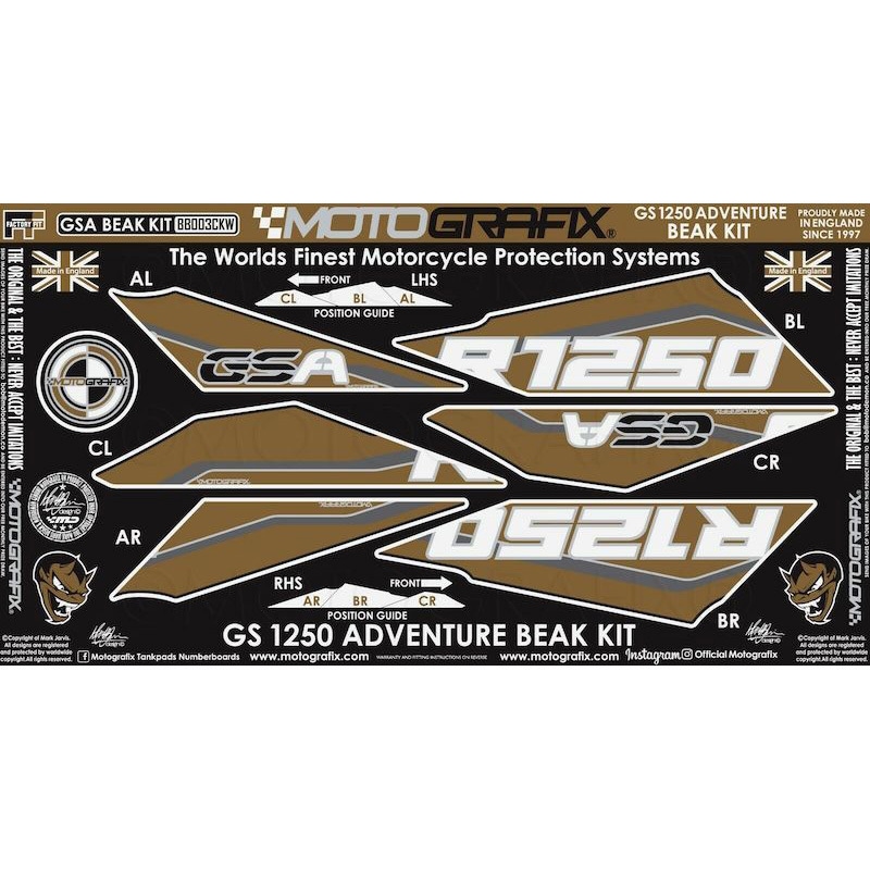 BB003CKW BEAK PROTECTION KIT 1個 MOTO GRAFIX (モトグラフィックス) 【通販モノタロウ】