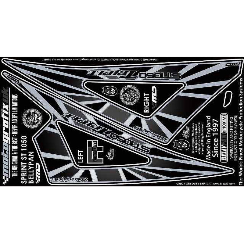 BPT001MJ BODY PAD MOTO GRAFIX (モトグラフィックス) 適合車種TRIUMPH SPRINT ST(05-09)