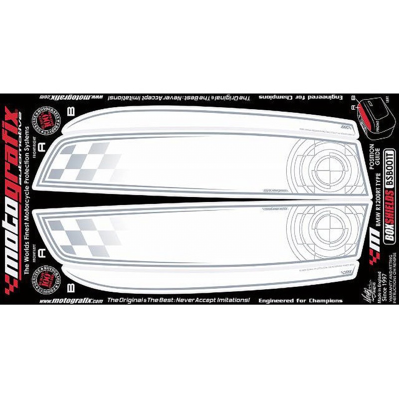 BSB001T Box Shields LIDS MOTO GRAFIX (モトグラフィックス) 適合車種BMW R1200RT TYPE BOXES