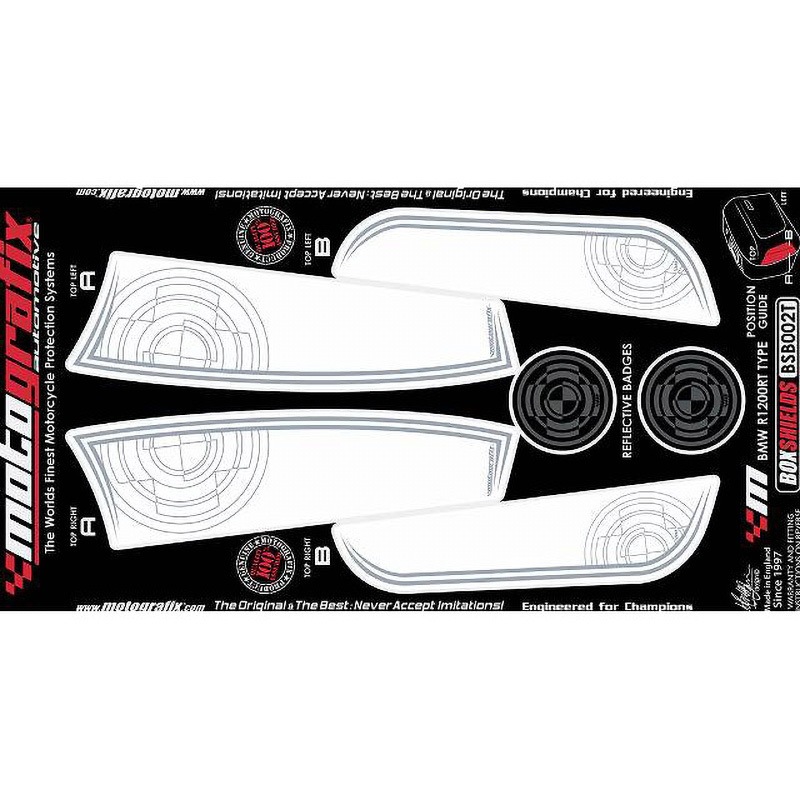 BSB002T Box Shields FRONT MOTO GRAFIX (モトグラフィックス) 適合車種BMW R1200RT TYPE BOXES