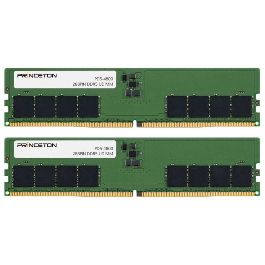 PD5-4800-16GX2 DDR5-4800 288PIN UDIMM プリンストン 容量32(16×2)GB