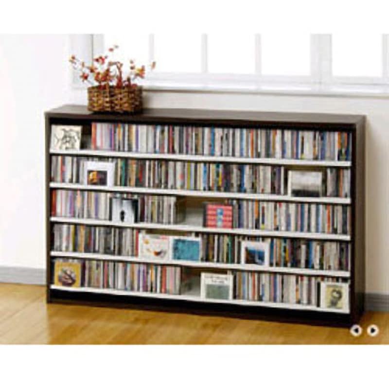 CS695LD CD・DVDラック CS695LND 1個 オークス 【通販モノタロウ】