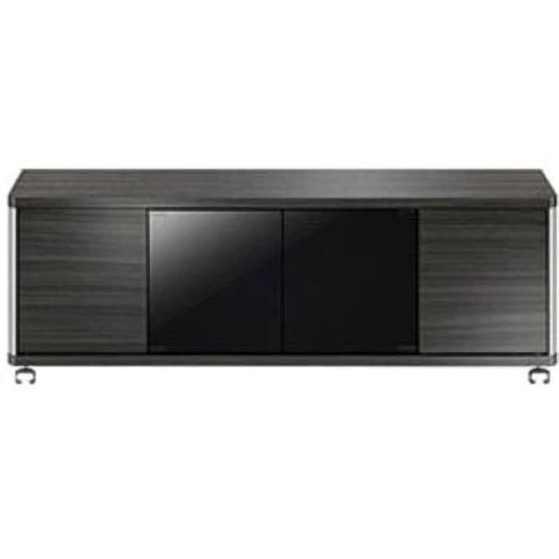 ASGD1200H ハイタイプテレビ台 ASシリーズ アッシュグレー木目柄 キャスター付 Wガードガラス扉 朝日木材加工 (AVAWOOD) 適合サイズ～52V型  ASGD1200H 12,395円