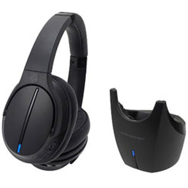 ATH-DWL550 ヘッドホン   ATH-DWL550 [リモコン対応 /ワイヤレス] audio-technica 密閉ダイナミック型 充電時間4時間