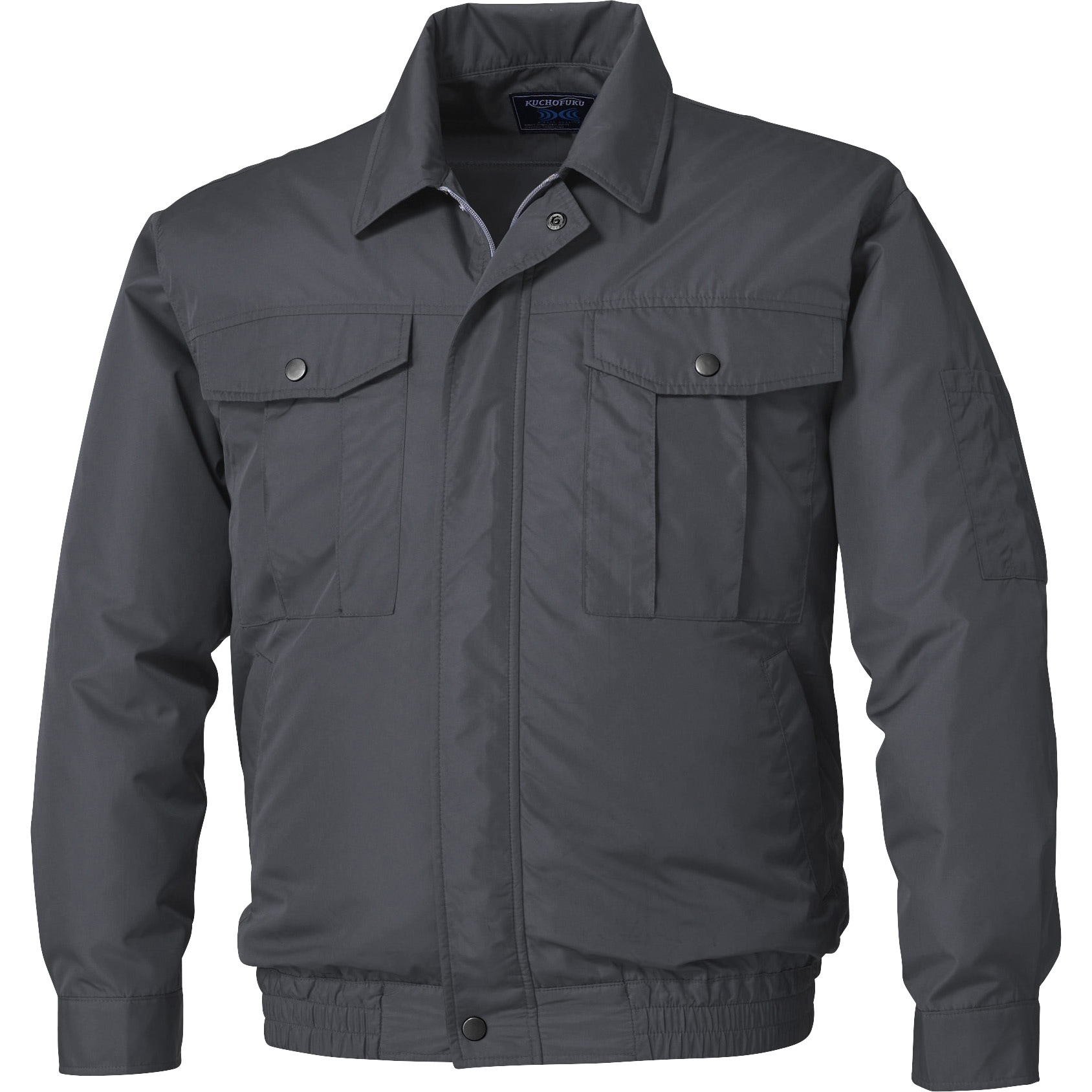 空調服 空調服[[R下]] 長袖ブルゾン ウエアのみ オフブルー LL