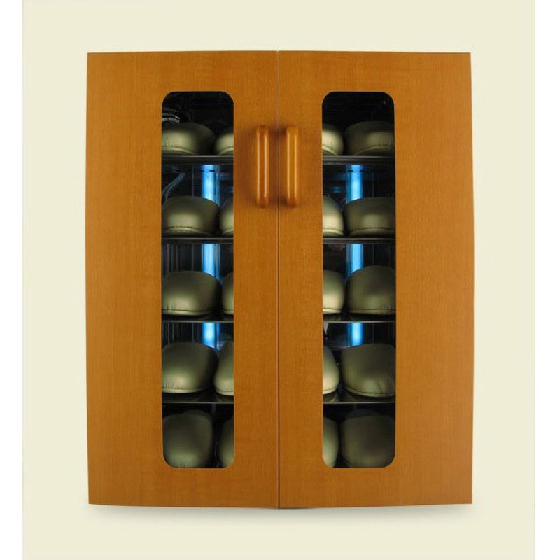 UVクリーン DX スリッパ殺菌保管庫 10足保管 DXタイプ(木目調