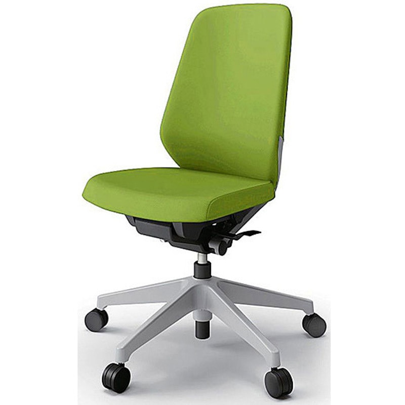 KJ-110PV-GNQ6 ノートチェア プレーンクロスバック 肘無 ハイバック ランバーサポート付 ナイロンキャスター＜配送時組立サービス付＞ 1台 イトーキ 【通販モノタロウ】