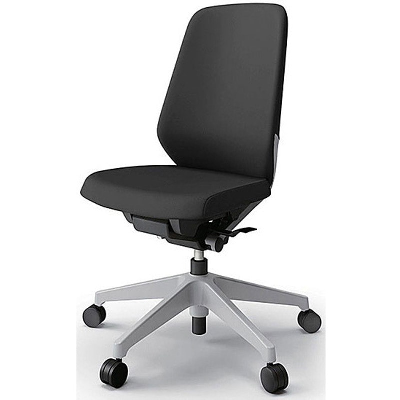 KJ-110PV-GNT1 ノートチェア プレーンクロスバック 肘無 ハイバック ランバーサポート付 ナイロンキャスター＜配送時組立サービス付＞ 1台 イトーキ 【通販モノタロウ】