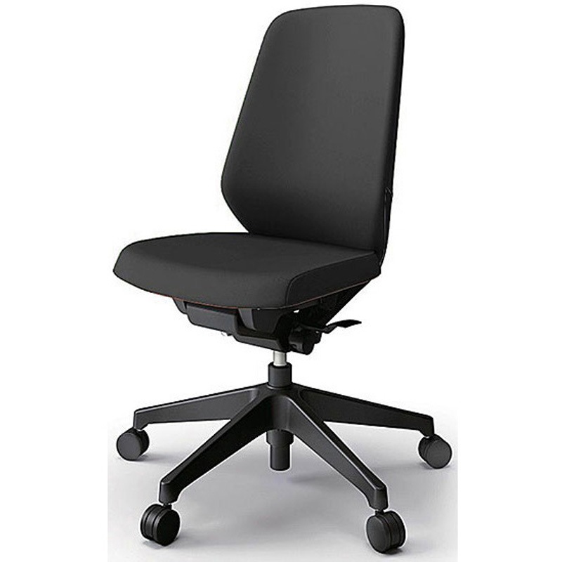 KJ-110PV-T1T1 ノートチェア プレーンクロスバック 肘無 ハイバック ランバーサポート付 ナイロンキャスター＜配送時組立サービス付＞ 1台 イトーキ 【通販モノタロウ】