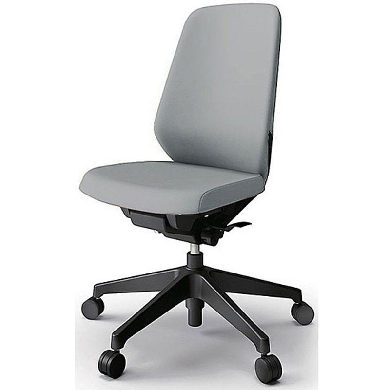 KJ-110PV-T1W6 ノートチェア プレーンクロスバック 肘無 ハイバック ランバーサポート付 ナイロンキャスター＜配送時組立サービス付＞ 1台 イトーキ 【通販モノタロウ】