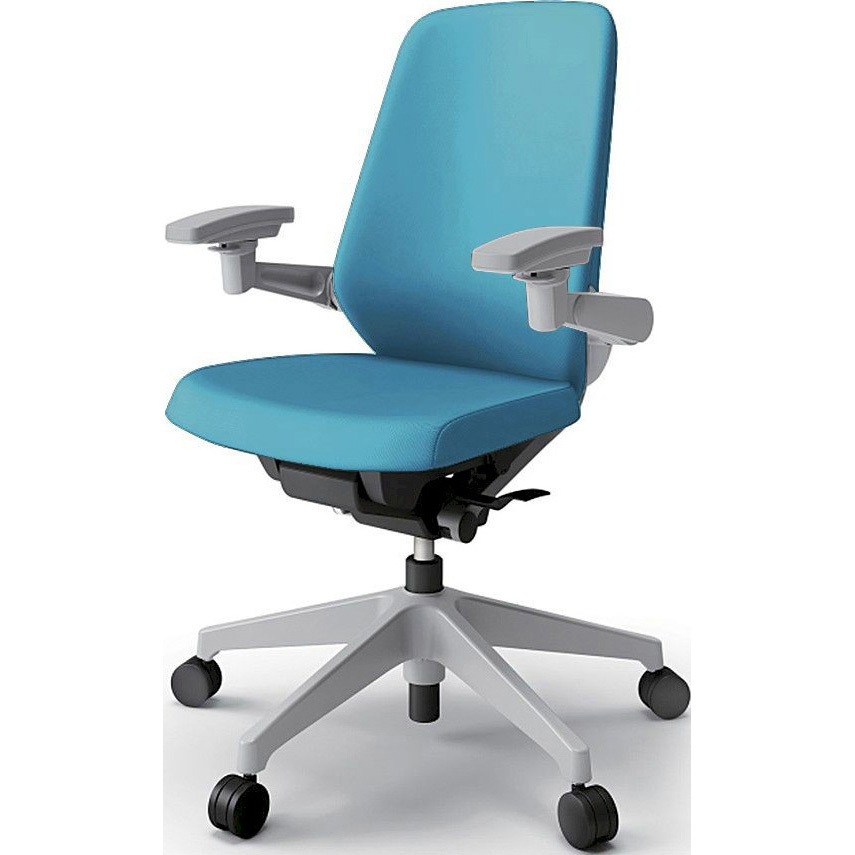 KJ-137PV1GNA3 ノートチェア プレーンクロスバック 可動肘 ハイバック ランバーサポートなし ナイロンキャスター＜配送時組立サービス付＞ 1台 イトーキ 【通販モノタロウ】