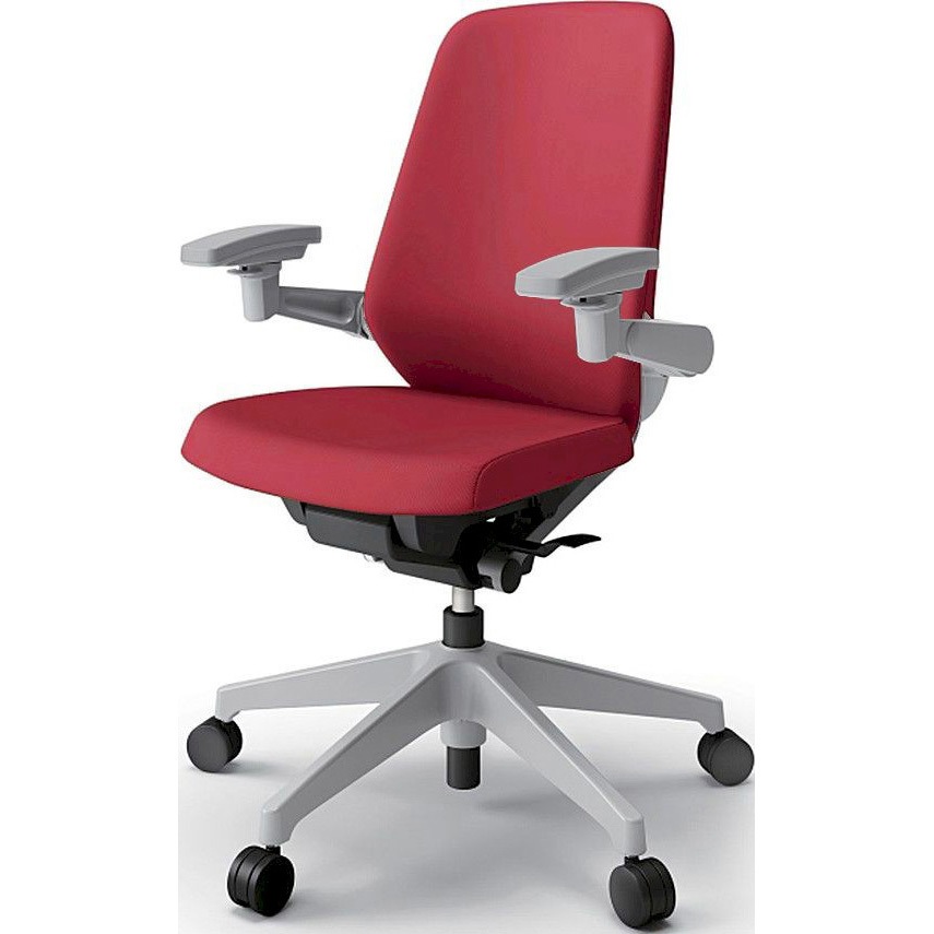 KJ-137PV1GNM4 ノートチェア プレーンクロスバック 可動肘 ハイバック ランバーサポートなし ナイロンキャスター＜配送時組立サービス付＞ 1台 イトーキ 【通販モノタロウ】