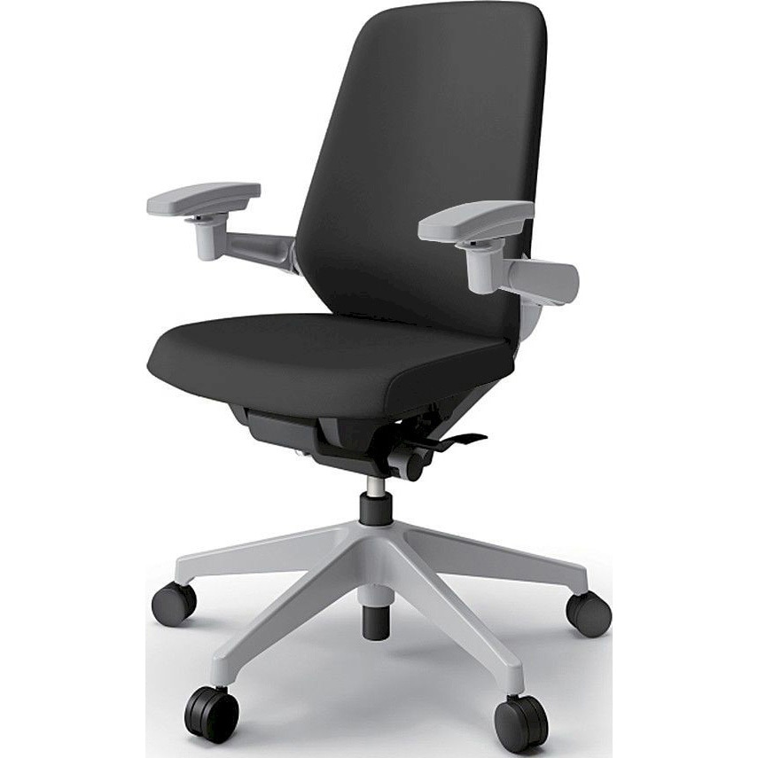 KJ-137PV1GNT1 ノートチェア プレーンクロスバック 可動肘 ハイバック ランバーサポートなし ナイロンキャスター＜配送時組立サービス付＞ 1台 イトーキ 【通販モノタロウ】