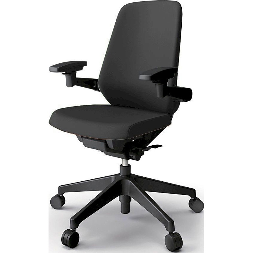 KJ-137PV1T1T1 ノートチェア プレーンクロスバック 可動肘 ハイバック ランバーサポートなし ナイロンキャスター＜配送時組立サービス付＞ 1台 イトーキ 【通販モノタロウ】