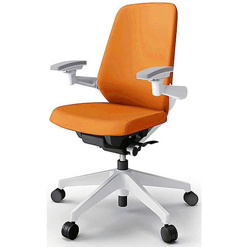 KJ-117PVM1W9D3 ノートチェア プレーンクロスバック 可動肘 ハイバック ランバーサポート付 ウレタンキャスター＜配送時組立サービス付＞ 1台 イトーキ 【通販モノタロウ】