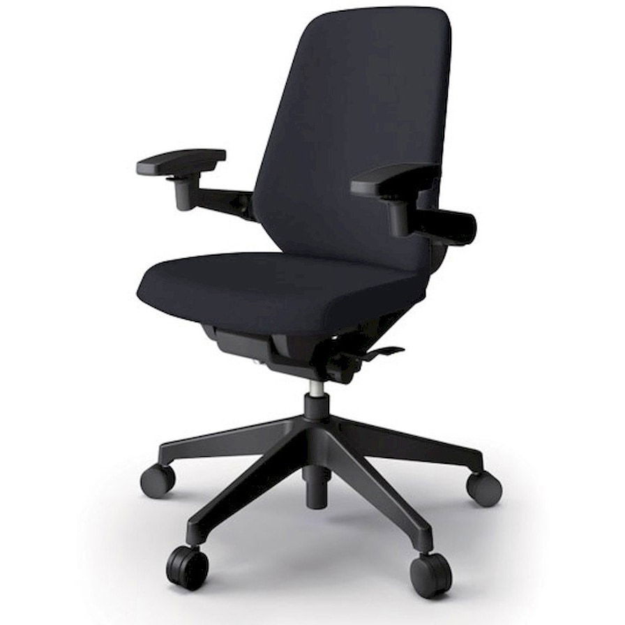 KJ-137SAM1T1T1 ノートチェア テクスチャードクロスバック 可動肘 ハイバック ランバーサポートなし ウレタンキャスター＜配送時組立サービス付＞ 1台 イトーキ 【通販モノタロウ】