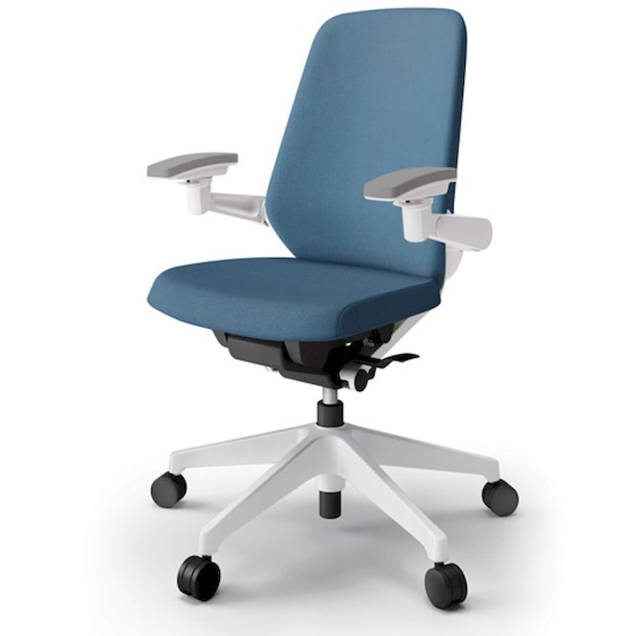 KJ-137SAM1W9B4 ノートチェア テクスチャードクロスバック 可動肘 ハイバック ランバーサポートなし ウレタンキャスター＜配送時組立サービス付＞ 1台 イトーキ 【通販モノタロウ】