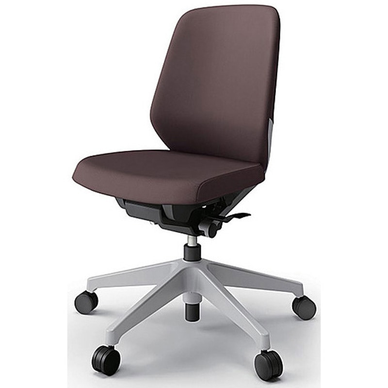 KJ-120PV-GNH2 ノートチェア プレーンクロスバック 肘無 ローバック ランバーサポート付 ナイロンキャスター＜配送時組立サービス付＞ 1台 イトーキ 【通販モノタロウ】