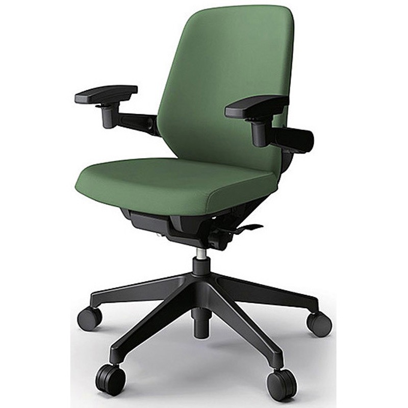 KJ-147PVM1T1Q2 ノートチェア プレーンクロスバック 可動肘 ローバック ランバーサポートなし ウレタンキャスター＜配送時組立サービス付＞ 1台 イトーキ 【通販モノタロウ】