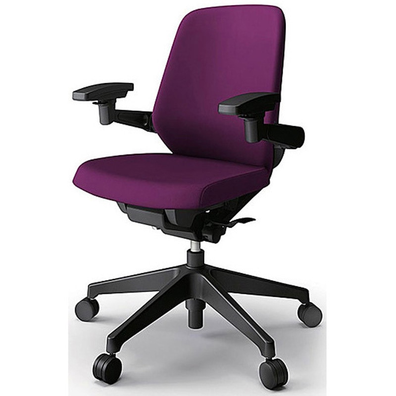 KJ-127PV1T1X7 ノートチェア プレーンクロスバック 可動肘 ローバック ランバーサポート付 ナイロンキャスター＜配送時組立サービス付＞ 1台 イトーキ 【通販モノタロウ】 45,487円