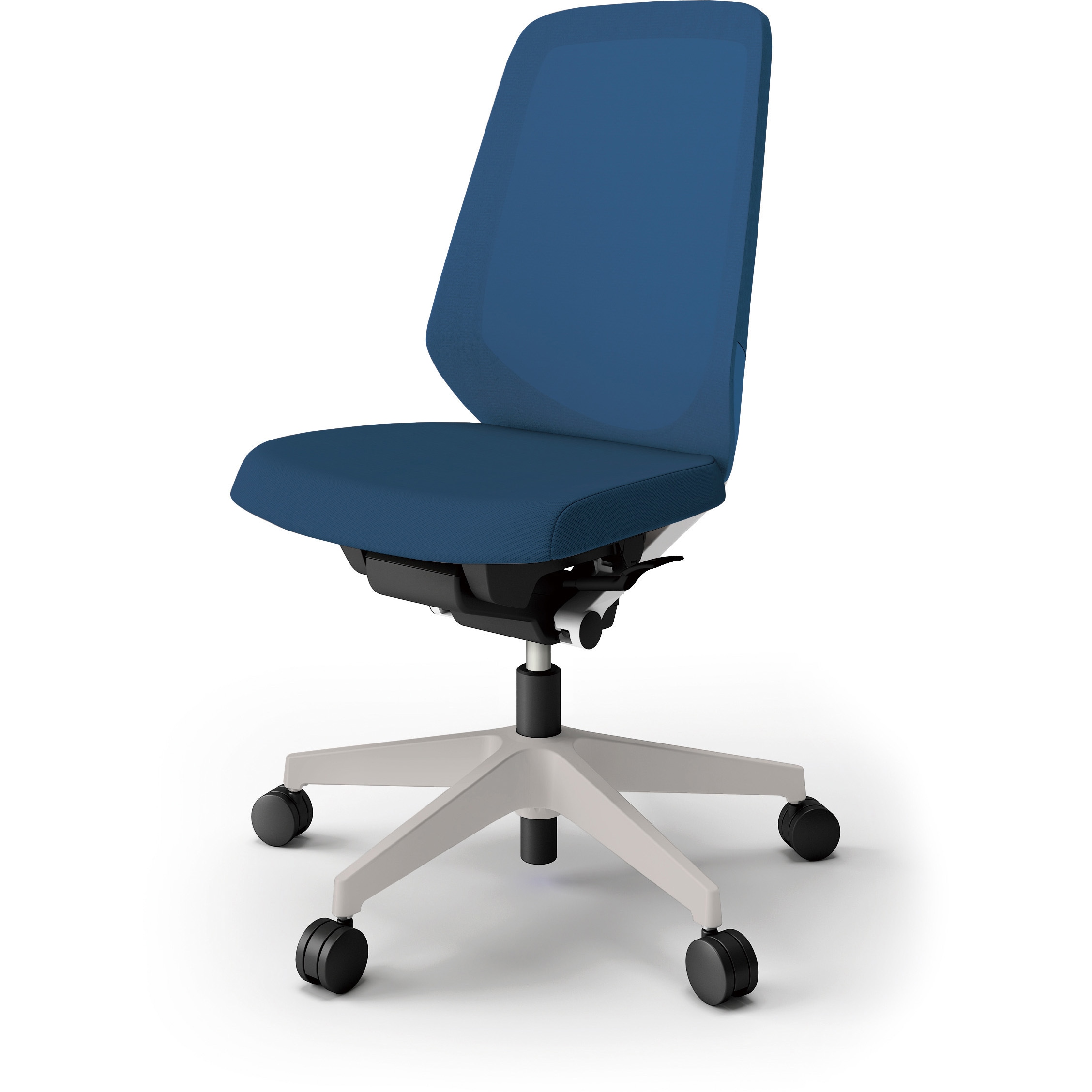 KJ-150JV-GNB2 ノートチェア プレーンメッシュバック 肘無 ハイバック ランバーサポート付 ナイロンキャスター＜配送時組立サービス付＞ 1台 イトーキ 【通販モノタロウ】