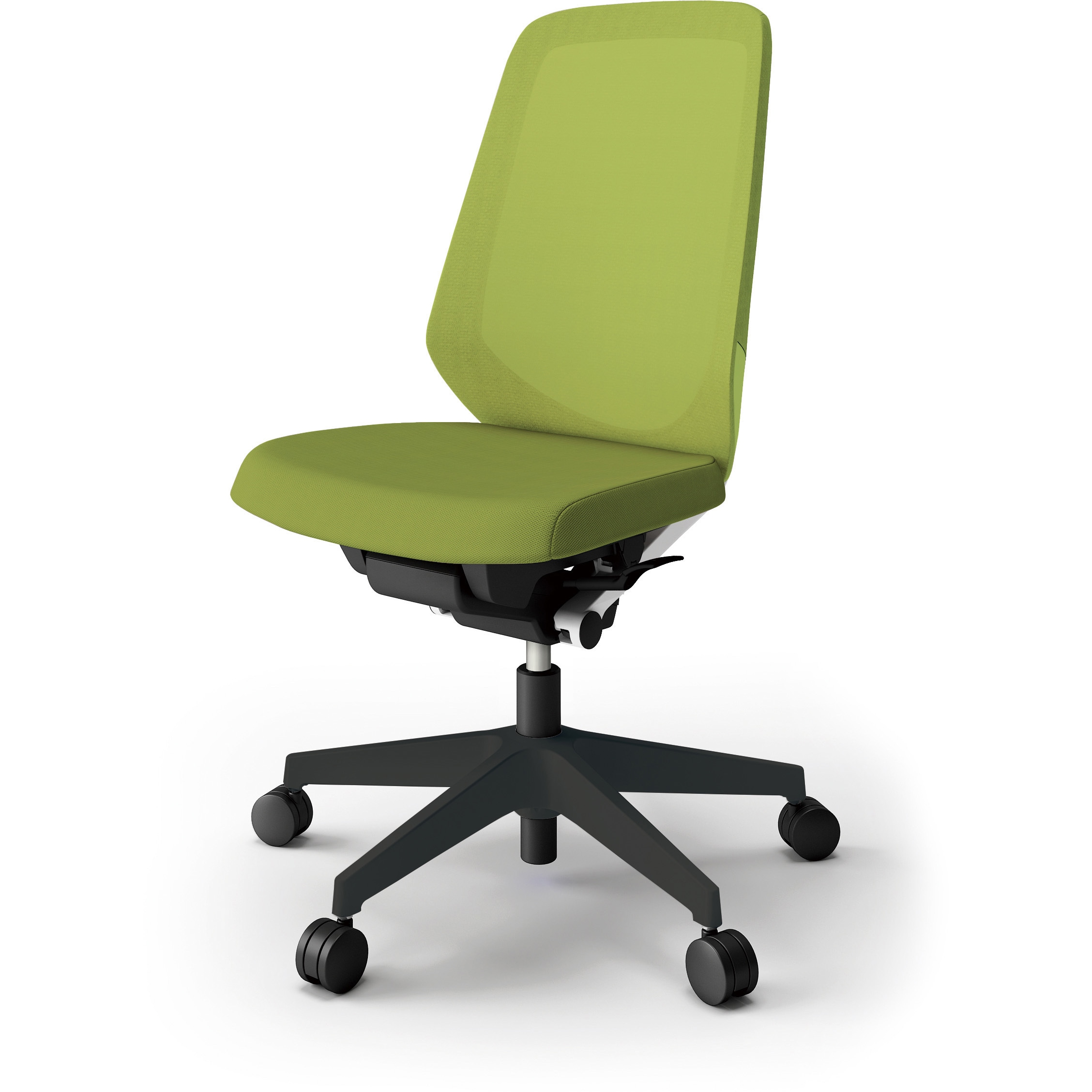 KJ-150JV-T1Q6 ノートチェア プレーンメッシュバック 肘無 ハイバック ランバーサポート付 ナイロンキャスター＜配送時組立サービス付＞ 1台 イトーキ 【通販モノタロウ】