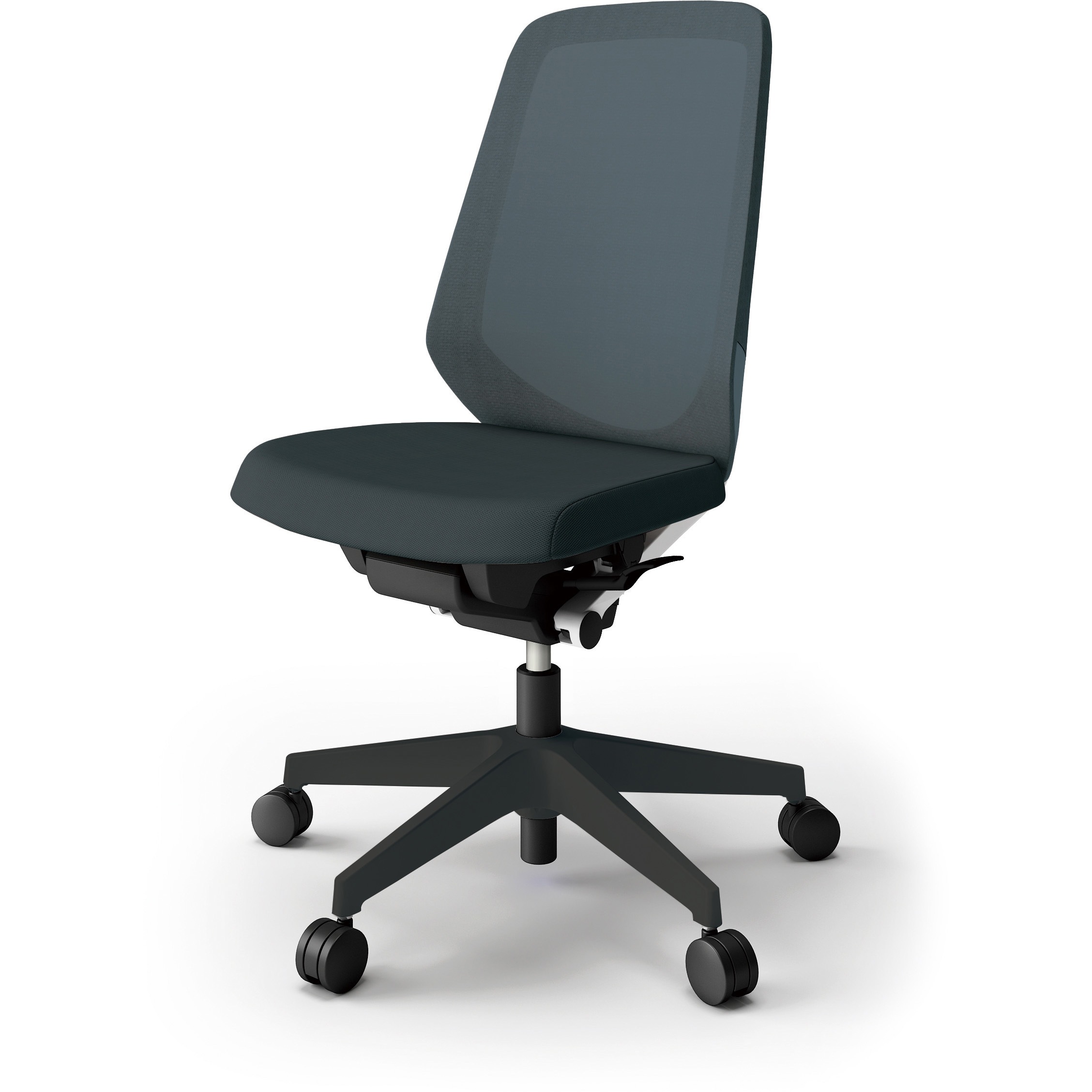 KJ-150JV-T1W2 ノートチェア プレーンメッシュバック 肘無 ハイバック ランバーサポート付 ナイロンキャスター＜配送時組立サービス付＞ 1台 イトーキ 【通販モノタロウ】 38,987円